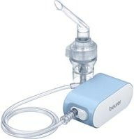 Beurer Inhalator IH 60 mit Mundstück, Nasenstück und Atemmaske in Weiß und Blau - Bild 1