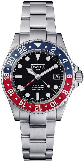 Davosa Armbanduhr Ternos GMT Diver, Automatik, Edelstahl, 40 mm, Herren - Bild 1