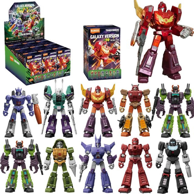 BLOKEES Transformers Galaxy GV10 Galvatron Sixshot Rodimus Prime Scorponok, Actionfigur, Montagemodell - Bild 1