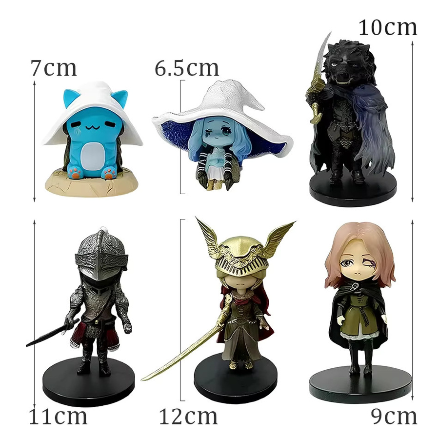Bandai Elden Ring Mini Ranni Katze Melina Malenia Der Halbwolf, PVC-Modell, Einzelfigur - Bild 2
