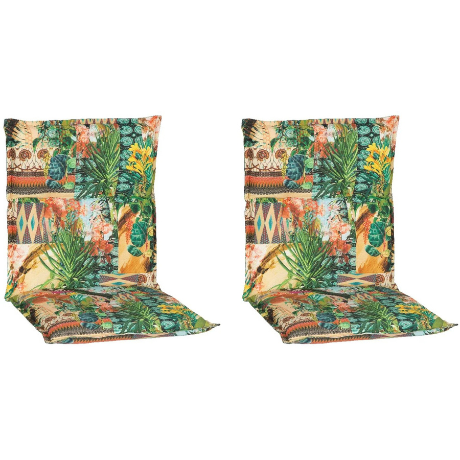 Beo Sitzauflage Niedriglehner Turin 2er Set Dschungel Design bunt B/T/H: 98 x 46 x 8 cm - Bild 2