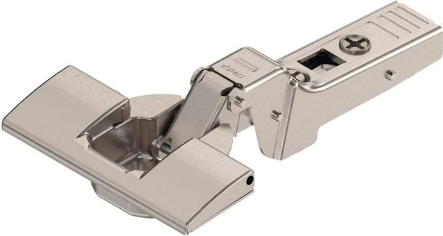 Blum Clip Top Profiltürscharnier Inserta 95 Grad Gekröpft mit Feder Vernickelt Silber - Bild 1
