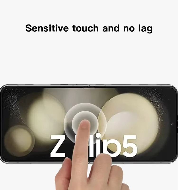 Matte Hydrogel-Displayschutzfolie aus weichem TPU für Samsung Galaxy Z Flip 7, 6, 5, 4 und 3, Innen- und Außenseite, Transparent - Bild 3