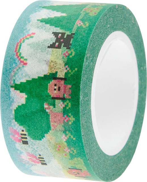 Rico Design Paper Poetry Washi Tape Landscape in Grün - Bild 1