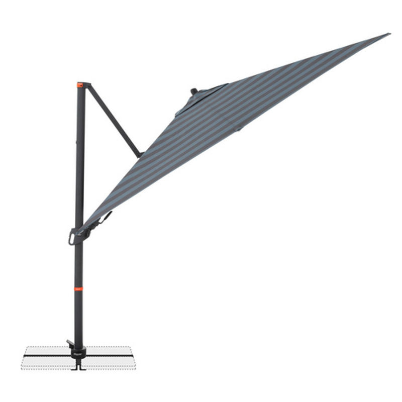 Doppler Ampelschirm MyZone Blau-Grau mit Aluminiumgestell und Polyester-Gewebe, B/T: 320 x 240 cm - Bild 2