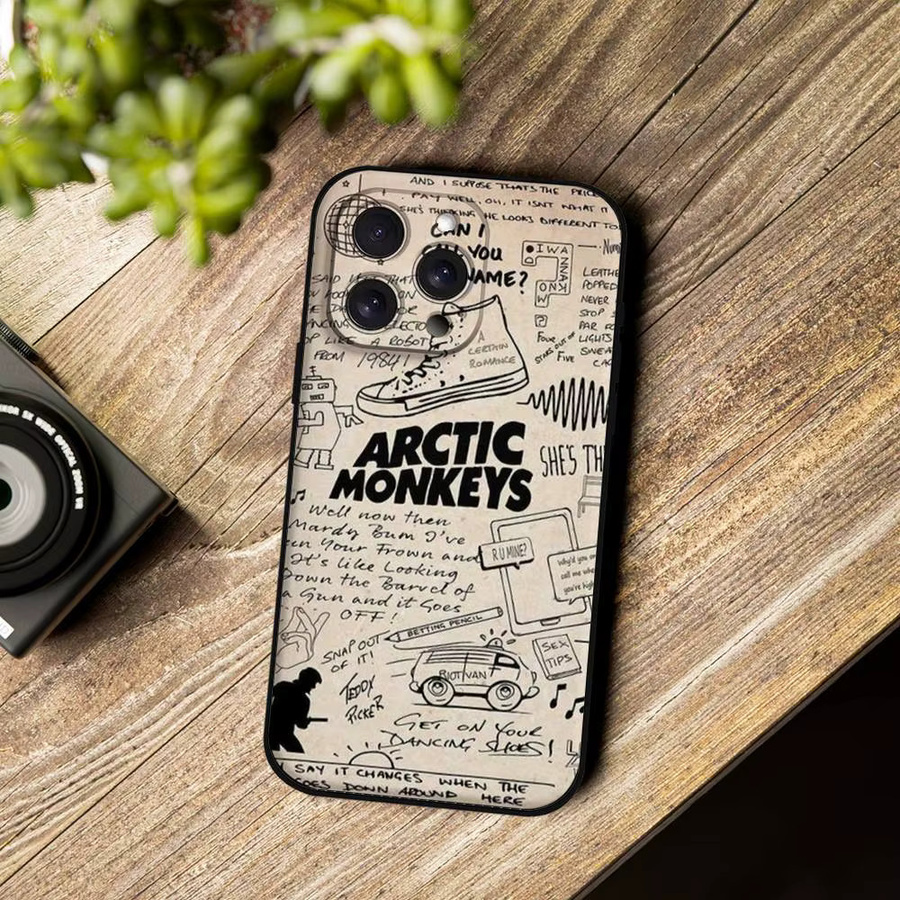 Arctic M-Monkeys Handyhülle aus weichem TPU für iPhone 17 16 15 14 13 12 11 Pro Max Plus Mini - Bild 5