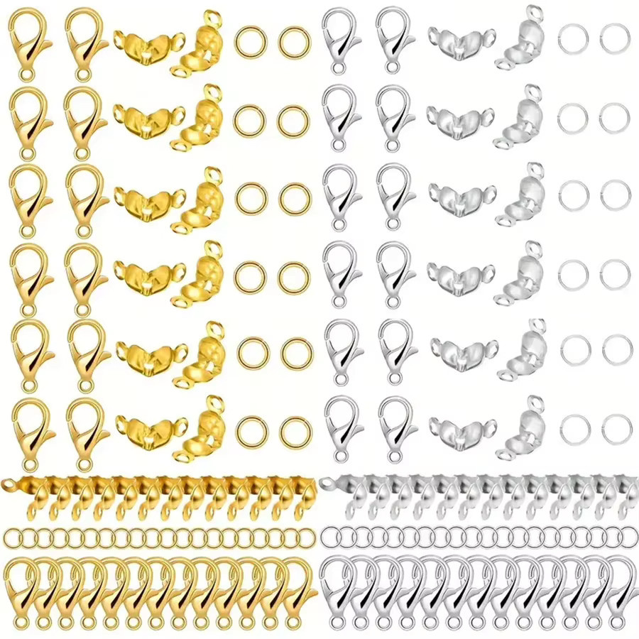 JHNBY Karabinerverschluss, Metall, Gold Silber, für Halsketten, Armbänder - Bild 1