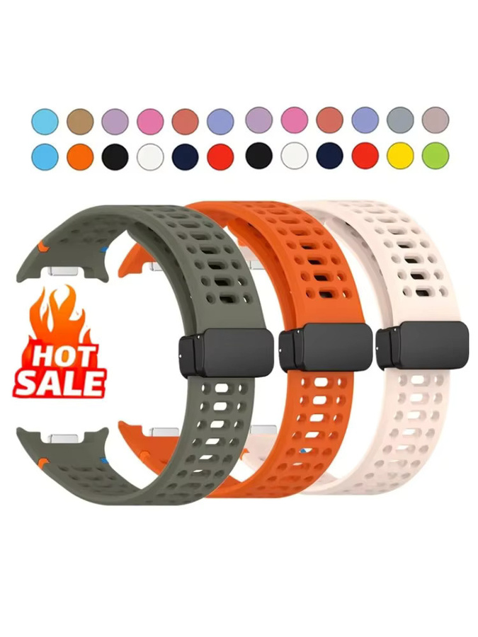 CAOWTAN Uhrenarmband Silikon, Samsung Galaxy Watch 8 Classic, Unisex - Bild 4