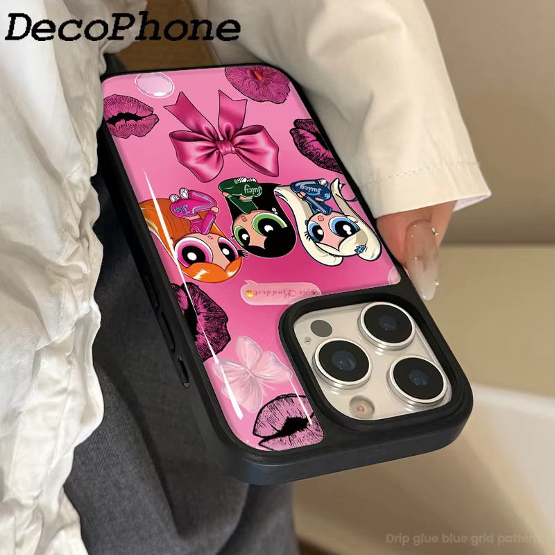 DecoPhone Sturzsichere TPU Handyhülle mit Rosa Animations-Edge-Epoxy Design für iPhone 11 bis iPhone 17 Pro Max AIR PLUS - Bild 2