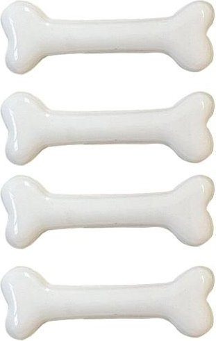 CHANG YE MAN MAN Haarnadeln Knochenform, 4 Stück, Weiß, Kinder - Bild 1