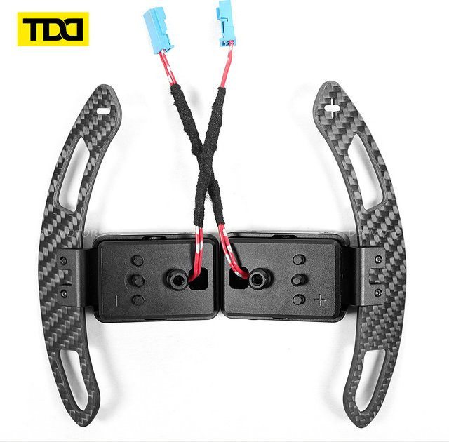 TDD Carbon Magnetische Schaltwippen für Mini F54 F55 F56 F57 F60 Cooper S/JCW in Schwarz - Bild 1