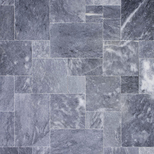 WOHNRAUSCH Terrassenplatten Pandora Blue aus Kalkstein im Römischen Verband, Farbe: Blau/Grau, Fläche: 0,74 m² - Bild 3