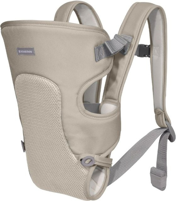 Kikkaboo Babytrage Myra Bauchtrage und Rückentrage mit klappbarer Kopfstütze in Beige - Bild 1