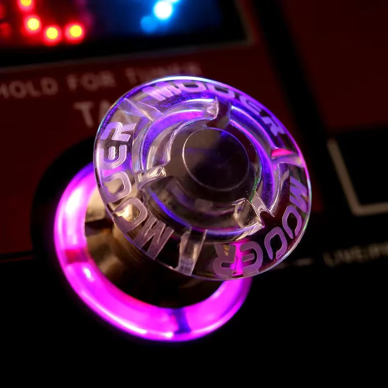 Mooer SHROOMS Fußschalter-Topper aus transparentem Kunststoff für E-Gitarren-Effektpedale, 10 Stück - Bild 5