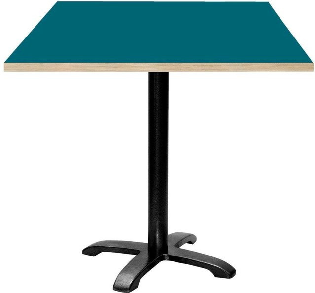 RestooTab Tisch Bazila quadratisch, blau und schwarz, B/T/H: 70 x 70 x 74 cm - Bild 1