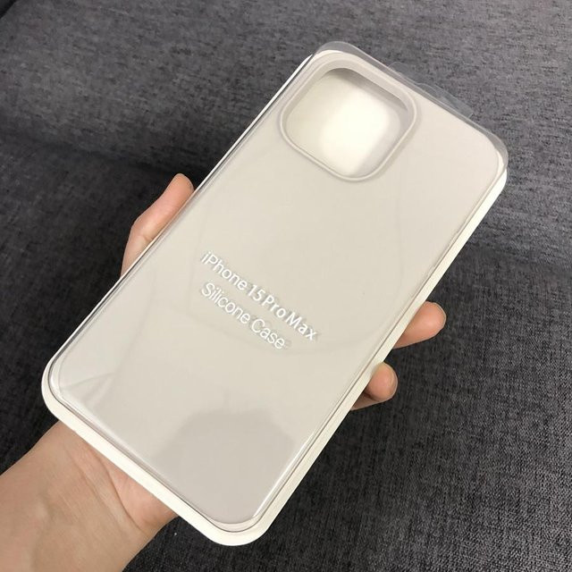 KH Flüssigsilikon Schutzhülle aus weichem Gel-Gummi für iPhone 16 15 14 13 12 11 Pro Max XR XS in Transparent - Bild 1