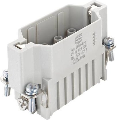 HARTING Stifteinsatz 28 Crimpen, Grau - Bild 1