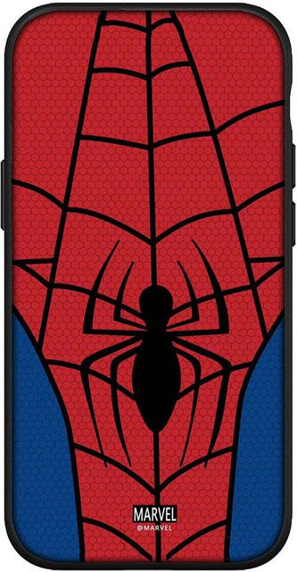 MINISO Handyhülle Spider Man Comics für Redmi Note 13 Pro 4G, Schwarz/Mehrfarbig - Bild 1
