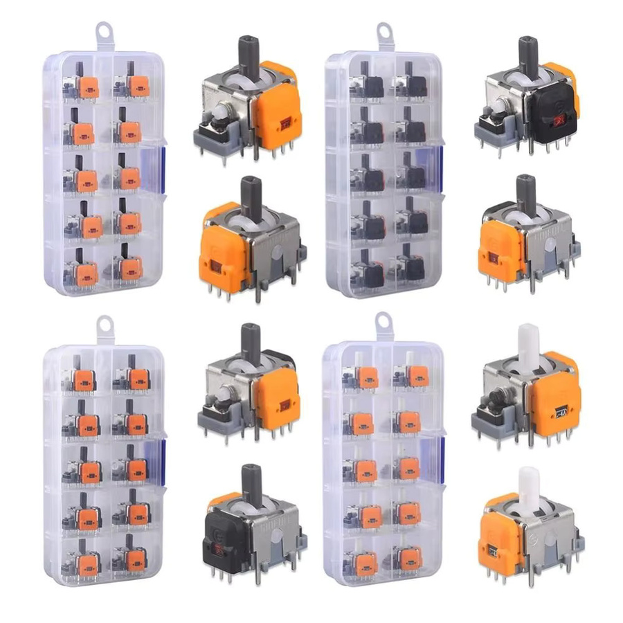 10er Set 3D Analog Hall Effekt Joystick Ersatzteile für Playstation 5, PS4, Xbox und Nintendo Switch Pro in Multicolor - Bild 2