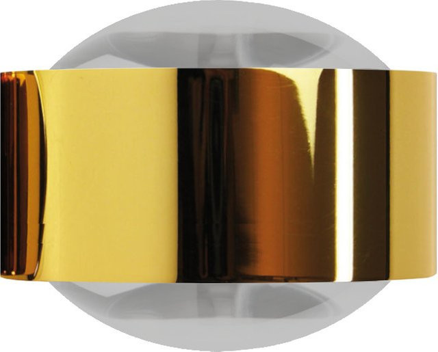 Top Light Puk Maxx Wandleuchte LED in Gold/Messing mit mattem Glas und warmweißem Licht - Bild 1