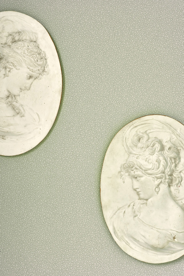 Cole & Son Tapete Pebble in Sage Green mit abstraktem modernem Design aus Vlies - Bild 1