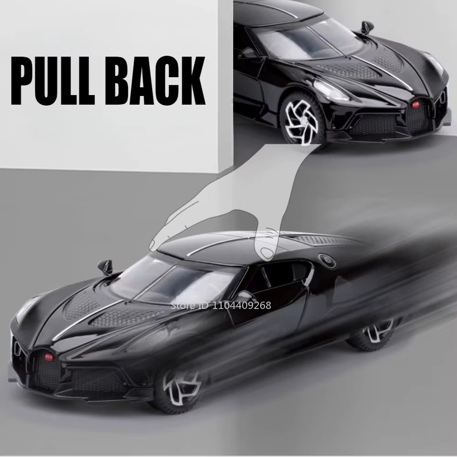 RMZ city La Voiture Noire Bolide Spielzeugmodellauto, Maßstab 1:32, Metall - Bild 4