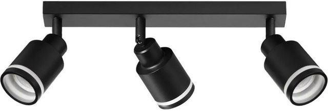 NETTLIFE Deckenstrahler aus Metall in Schwarz, modern und verstellbar mit GU10 LED-Leuchtmittel Ersatzmöglichkeit - Bild 1