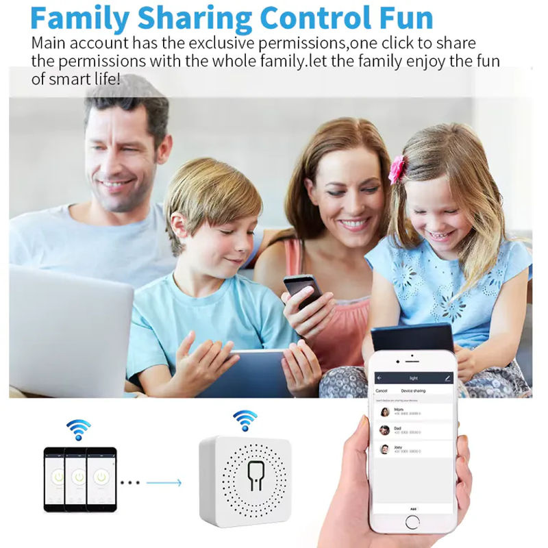 Tuya WiFi Smart Switch 16A Wand-Fernbedienungsschalter mit Smart Life App und Alexa Sprachsteuerung für deine Hausautomation - Bild 4