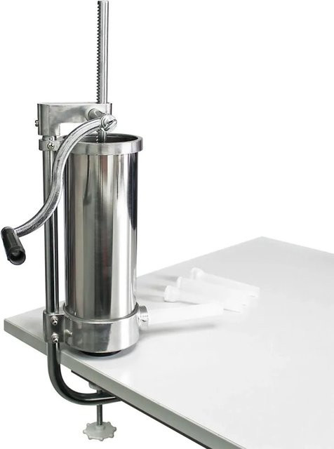 Wiltec Wurstfüller Wurstfüllmaschine in Silber mit 35 l Fassungsvermögen - Bild 1