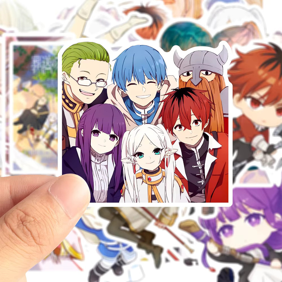 Bandai Frieren: Nach dem Ende der Reise Anime-Aufkleber, 50/100 Stück - Bild 5