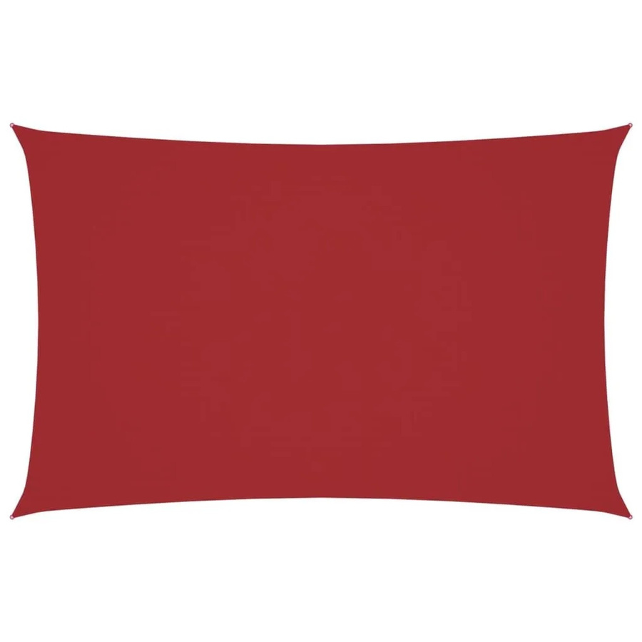 Furnicato Sonnensegel aus Oxford-Gewebe rechteckig in Rot, B: 2 m, T: 4 m - Bild 2