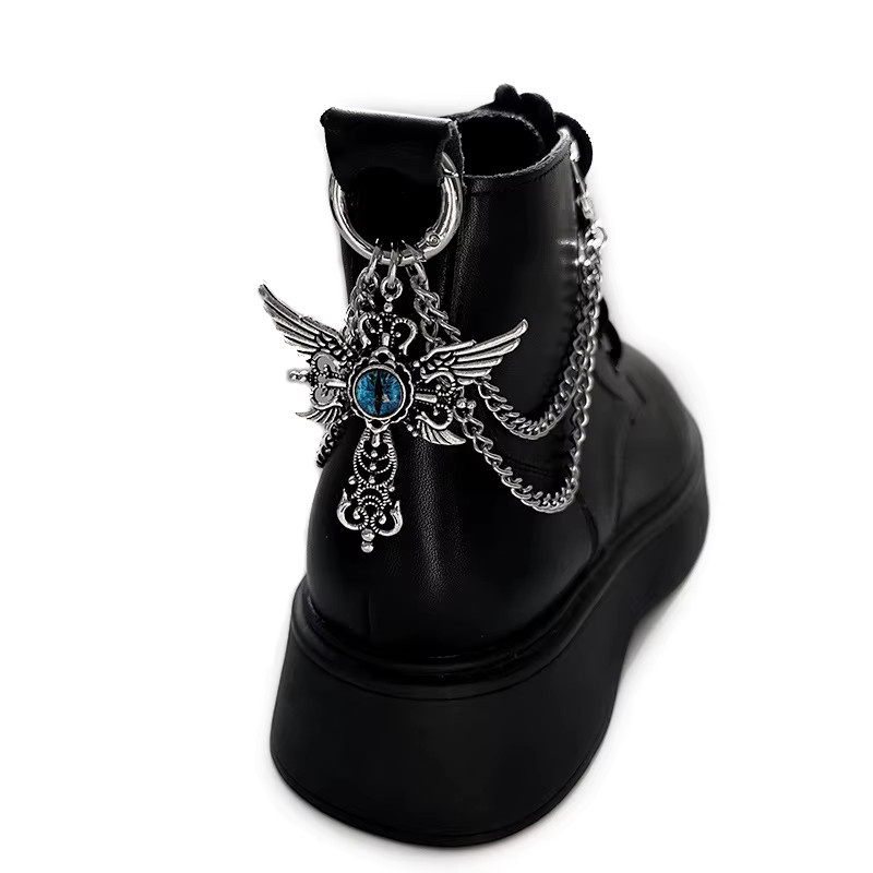 CHUJIE Schuhkette Teufelsauge Titan-Stahl, Anhänger, Damen - Bild 3