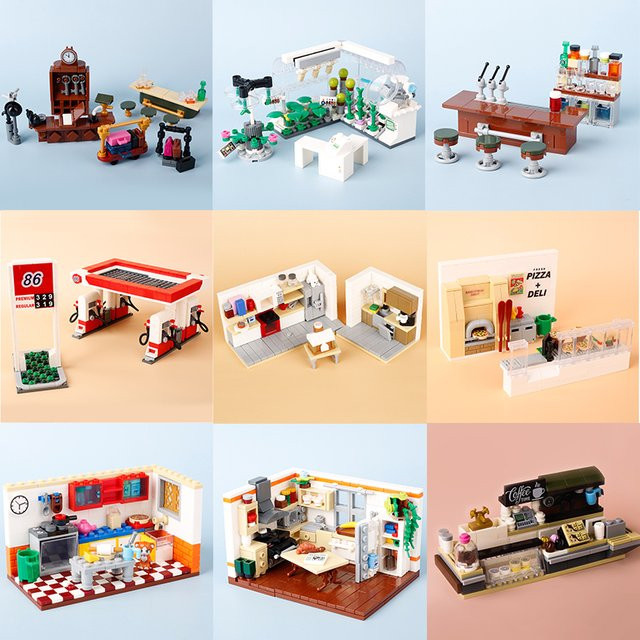 BRICKPANDA Stadt Bausteine, Bunt / Mehrfarbig - Bild 1
