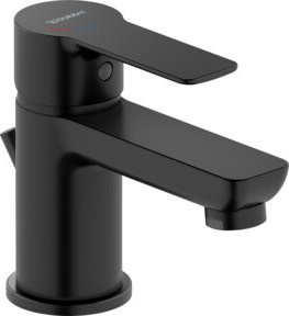 Duravit Waschtisch-Einhebelmischer S Fresh + Flow D-Code in Mattschwarz mit Pop-up-Abfluss - Bild 1