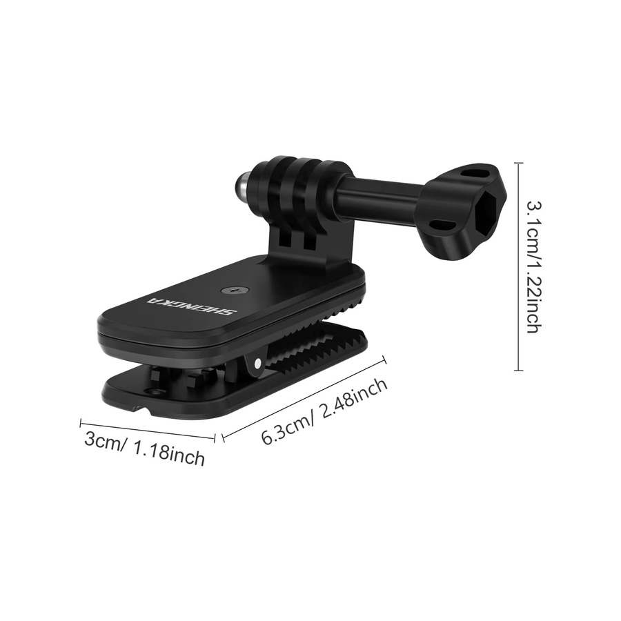 DJI Osmo Nano Quick Release Sport Hut Clip Halterung in Schwarz - Bild 7
