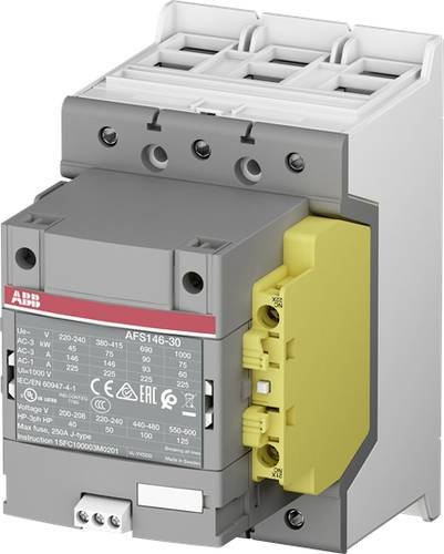 ABB AFS146-30-12-33 Schütz mit 4 Schließern und 2 Öffnern 75kW Grau - Bild 1