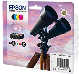Original Epson Tintenpatronen 502 Multipack CMYK für Inkjet-Drucker - Bild 2
