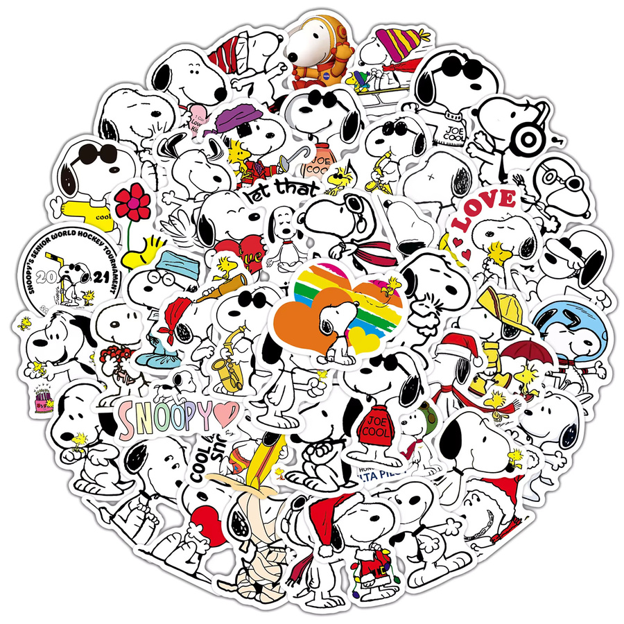 Bandai Snoopy-Hund Aufkleber, 50 Stück - Bild 2