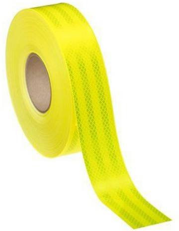 3M Diamond Grade Konturmarkierung Reflektorband Gelb Grün Selektiv Gelb, B: 53,5 mm, L: 45,7 m - Bild 1