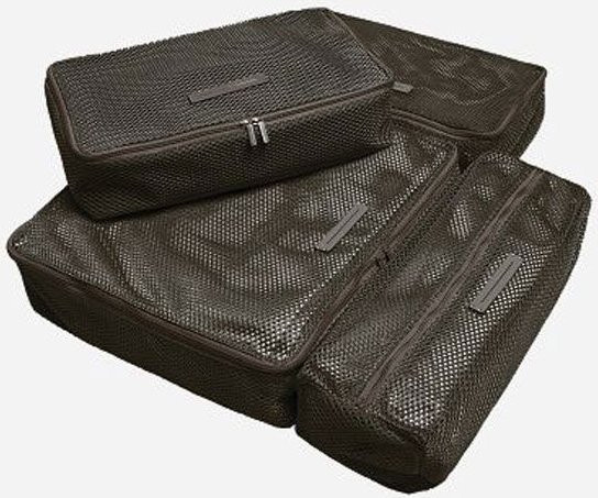 Horizn Studios Packing Cubes 4-teiliges Set Dark Olive Green B/T/H: 35,5 x 31,0 x 9,0 cm - Bild 1