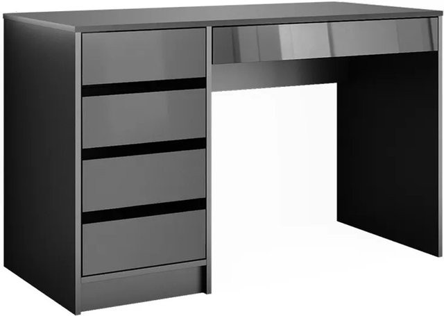 Vicco Schminktisch Sherry Anthrazit Hochglanz B/T/H: 120 x 40,4 x 75 cm - Bild 2