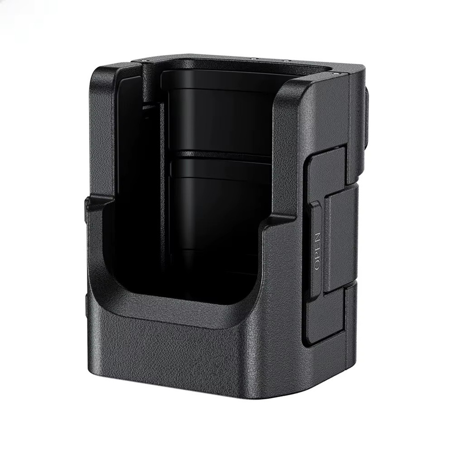 JJC Erweiterungsadapterhalter für DJI Osmo Pocket 3 und Pocket 4 mit Cold-Shoe-Halterung, LED-Licht und Mikrofonhalterung, Schwarz - Bild 7