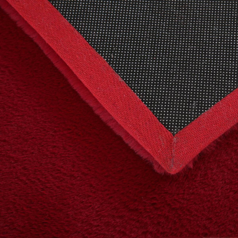 Ayyildiz Teppich POUFFY in Rot mit Felloptik, Breite: 80 cm, Länge: 150 cm - Bild 3