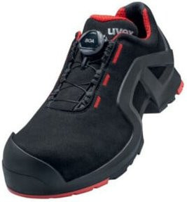 uvex Sicherheitshalbschuhe S3 Schwarz/Rot Größe 48 - Bild 1