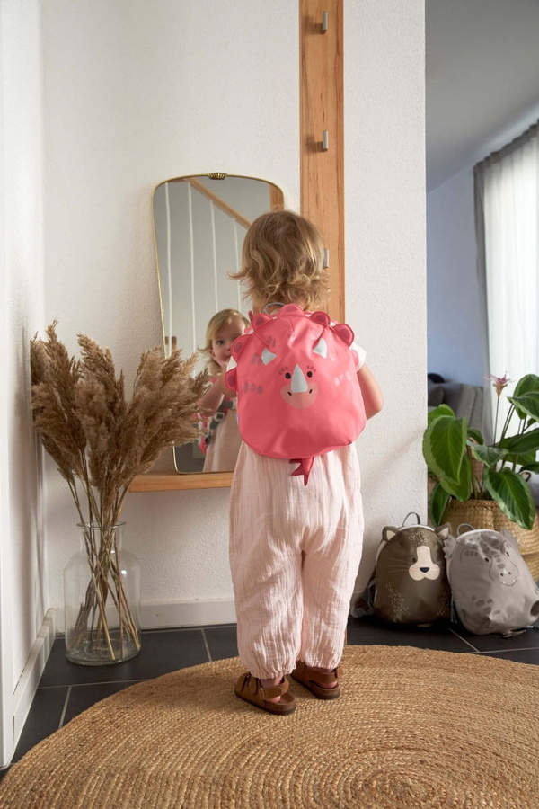 Lässig Kindergartenrucksack Dino in Pink - Bild 2