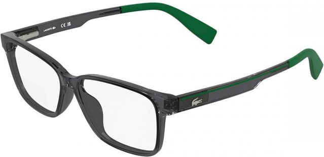 Lacoste L3664 Korrektionsbrille, Unisex, Vollrand, Rechteckig, Transparent Grey/Black, Acetat - Bild 1
