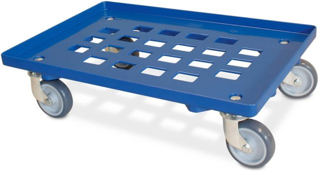 BRB Fahrgestelle mit Gitter aus Kunststoff, 2er-Set, blau - Bild 1