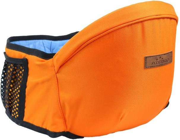 Aiebao Multifunktionaler Baby Hüftsitz Kleinkindträger in Orange mit CPC-Zertifizierung - Bild 1
