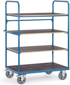 Fetra Etagenwagen 18302 in Blau mit Elastic-Reifen und 1200 kg Tragkraft - Bild 1