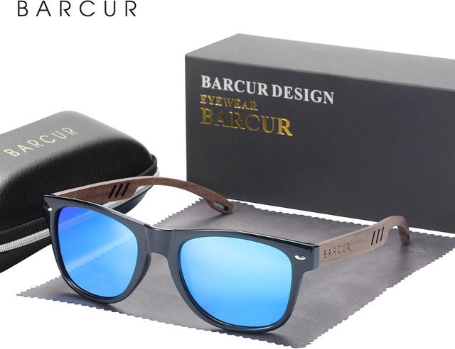 BARCUR Sonnenbrille Vollrand, Square - Bild 1